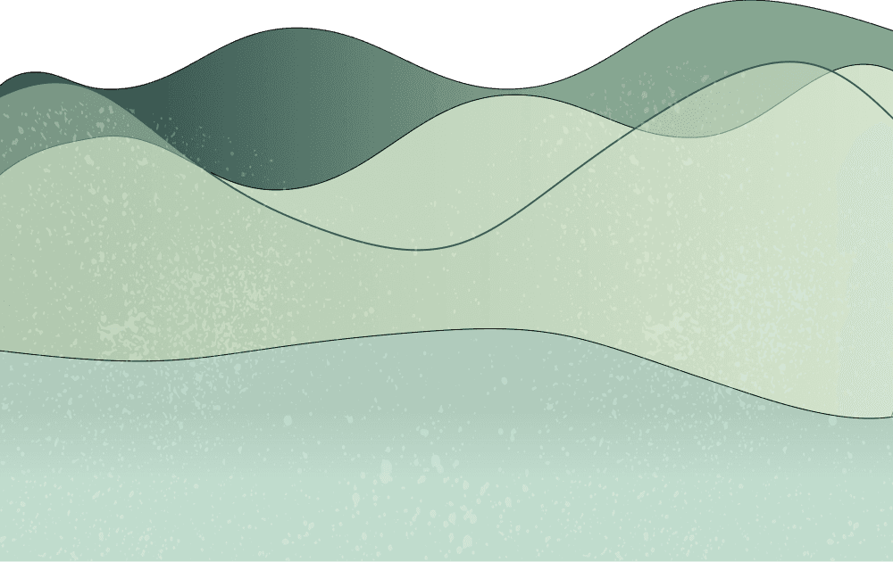 傳統求籤場景綠色山景